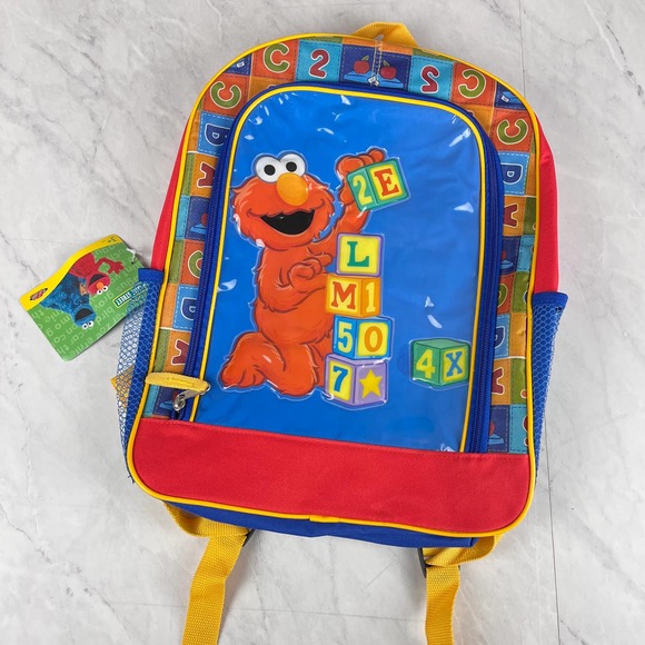 Sesame Street Accessories Nwt Sesame Street Elmo Backpack Kids